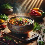 Nationalgericht Iran: #Aash-e Sholeh Ghalamkar# (Rezept)