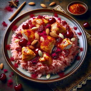 Nationalgericht Iran: #Albaloo Polo# (Rezept)
