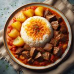 Nationalgericht Iran: #Estamboli Polo# (Rezept)