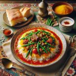 Nationalgericht Iran: #Loobia Polo# (Rezept)