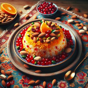 Nationalgericht Iran: #Shirin Polo# (Rezept)