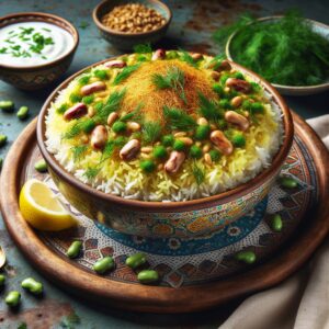 Nationalgericht Iran: #Shivid Polo# (Rezept)