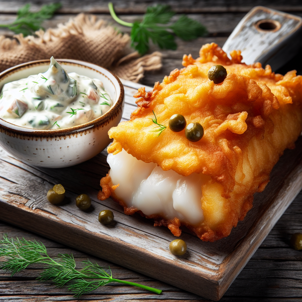 Nationalgericht Irland: Battered Cod with Tartar Sauce (Rezept)