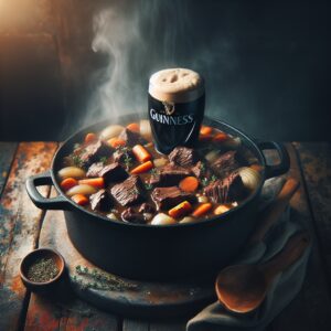 Nationalgericht Irland: #Beef and Guinness Casserole# (Rezept)