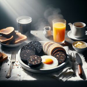 Nationalgericht Irland: #Black and White Pudding Breakfast# (Rezept)