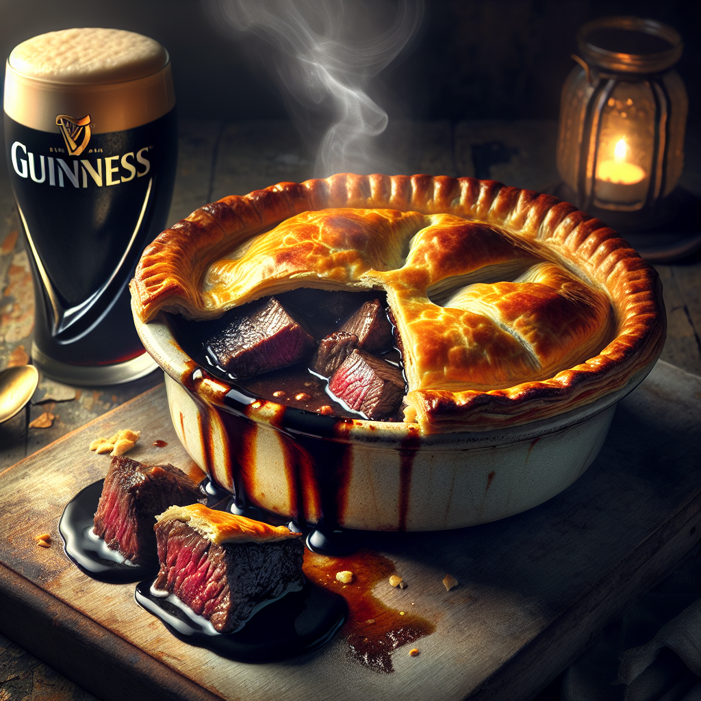 Nationalgericht Irland: Steak and Guinness Pie (Rezept)