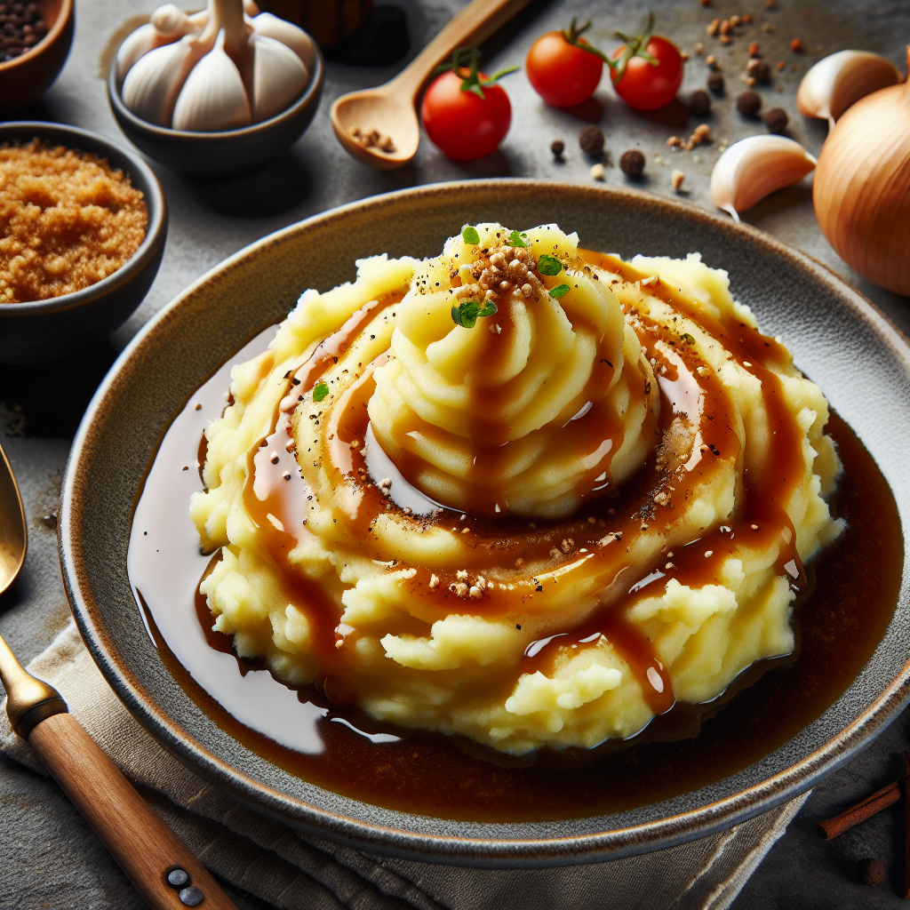 Nationalgericht Island: Kartöflustappa með Brúnni Sósu (Rezept)