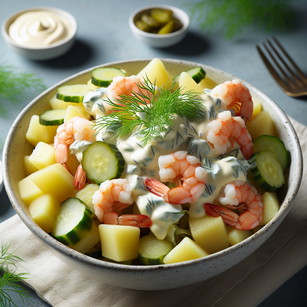 Nationalgericht Island: Rækjusalat með Dill (Rezept)