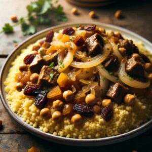 Nationalgericht Israel: #Couscous Tfaya# (Rezept)
