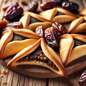Nationalgericht Israel: #Hamantaschen mit Datteln# (Rezept)