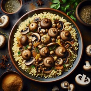 Nationalgericht Israel: #Ptitim mit Pilzen# (Rezept)