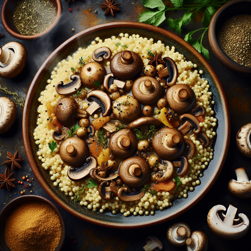 Nationalgericht Israel: Ptitim mit Pilzen (Rezept)