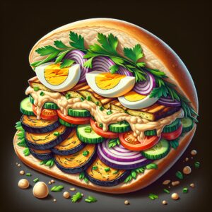 Nationalgericht Israel: #Sabich Sandwich# (Rezept)