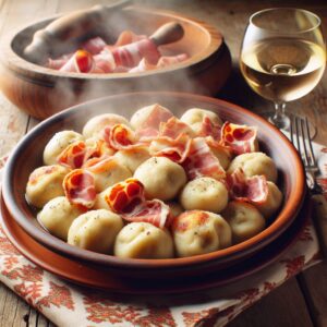 Nationalgericht Italien: #Canederli mit Speck# (Rezept)
