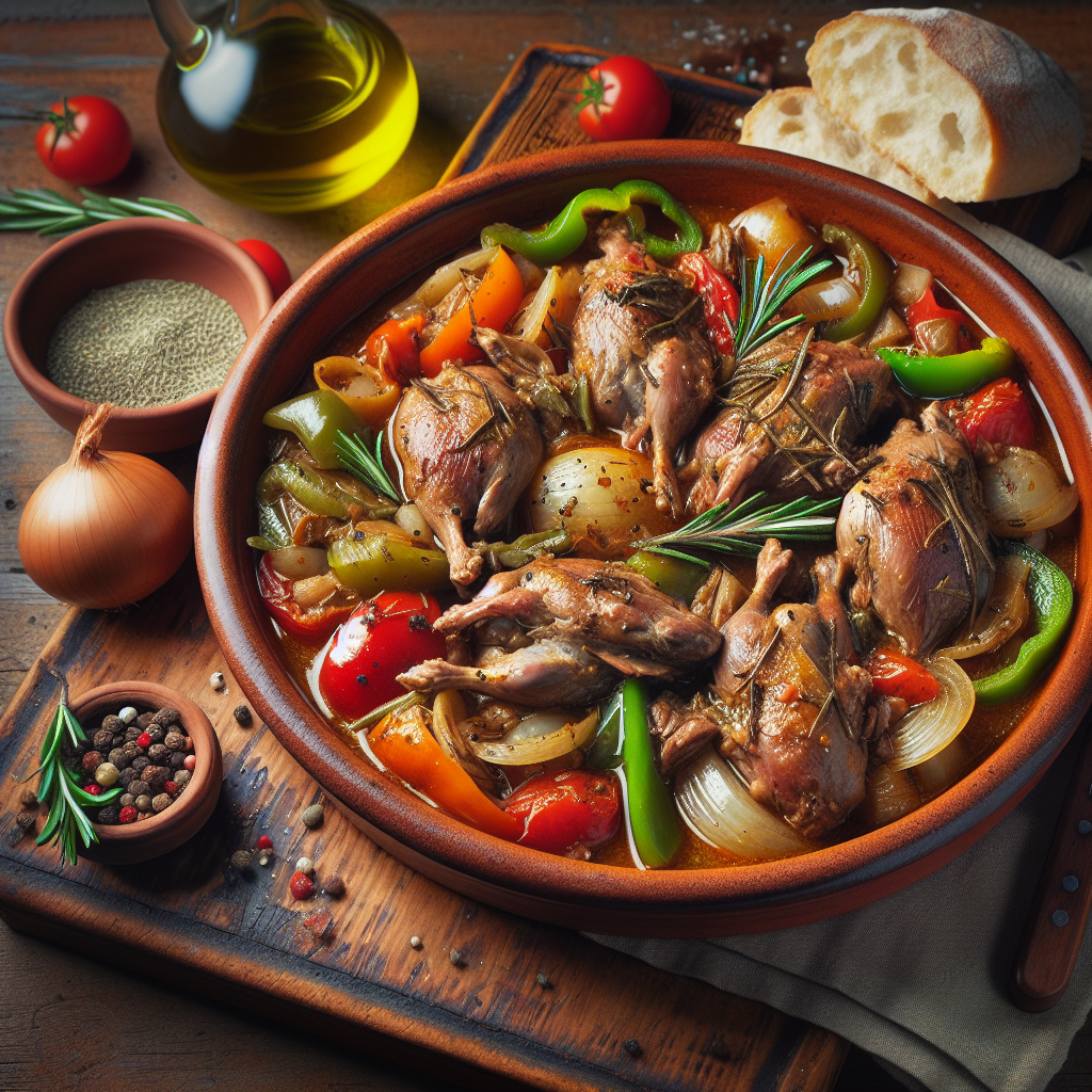 Nationalgericht Italien: Coniglio alla Cacciatora (Rezept)