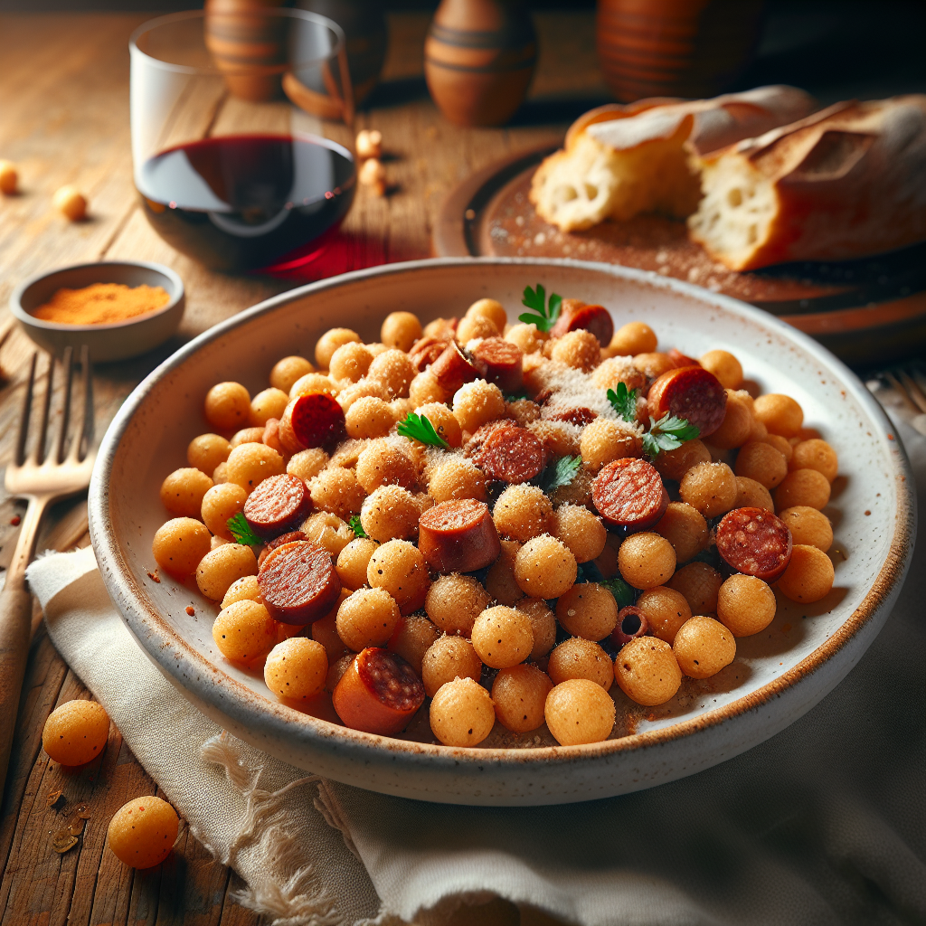 Nationalgericht Italien: Fregola con Salsiccia (Rezept)