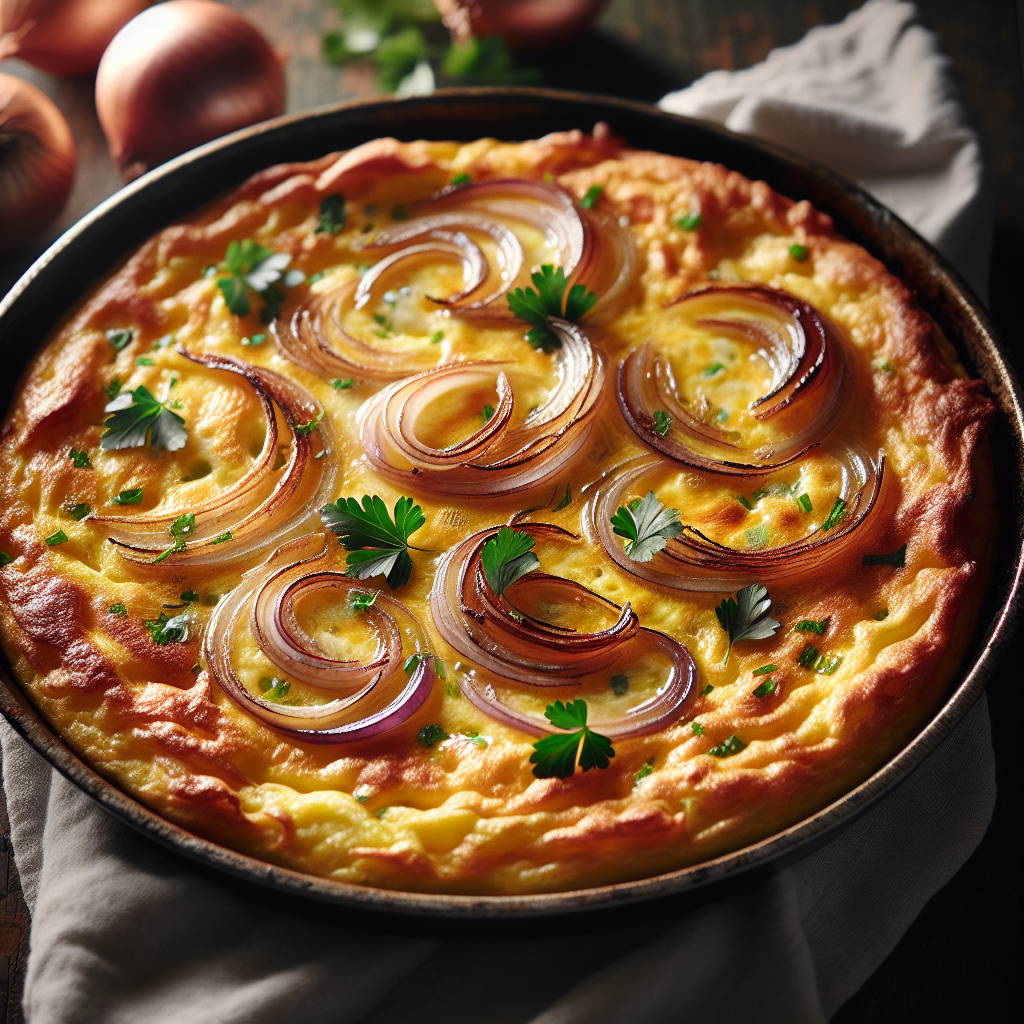 Nationalgericht Italien: Frittata di Cipolle (Rezept)