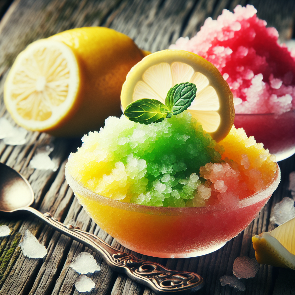Nationalgericht Italien: Granita Siciliana (Rezept)