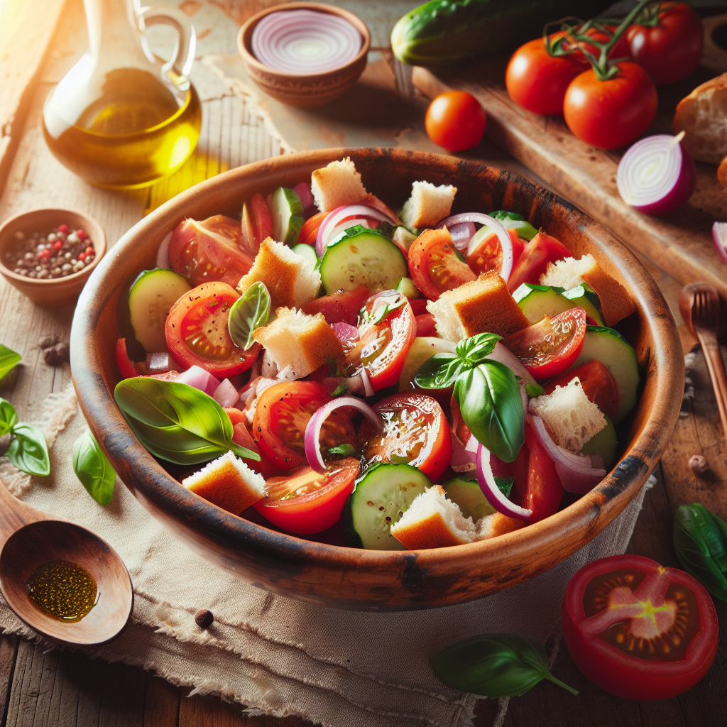 Nationalgericht Italien: Panzanella Toscana (Rezept)
