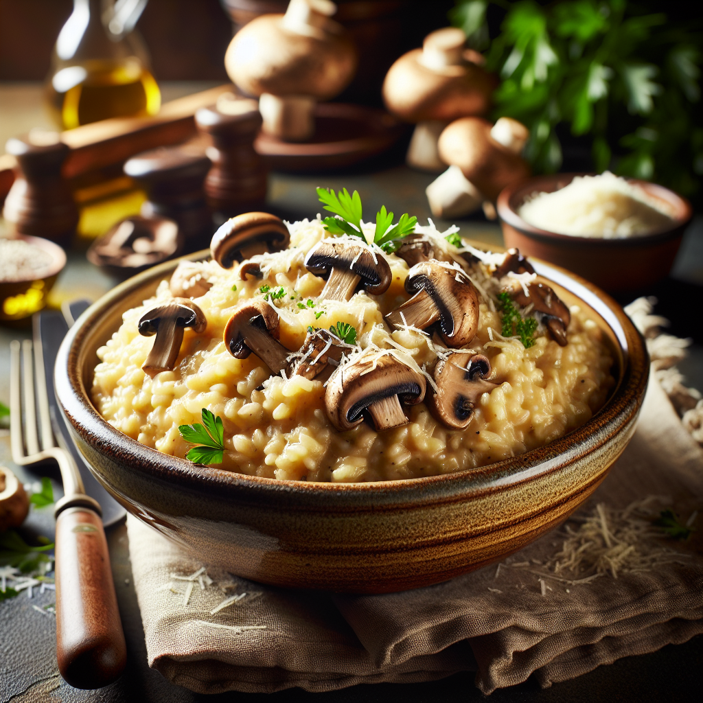 Nationalgericht Italien: Risotto ai Funghi (Rezept)