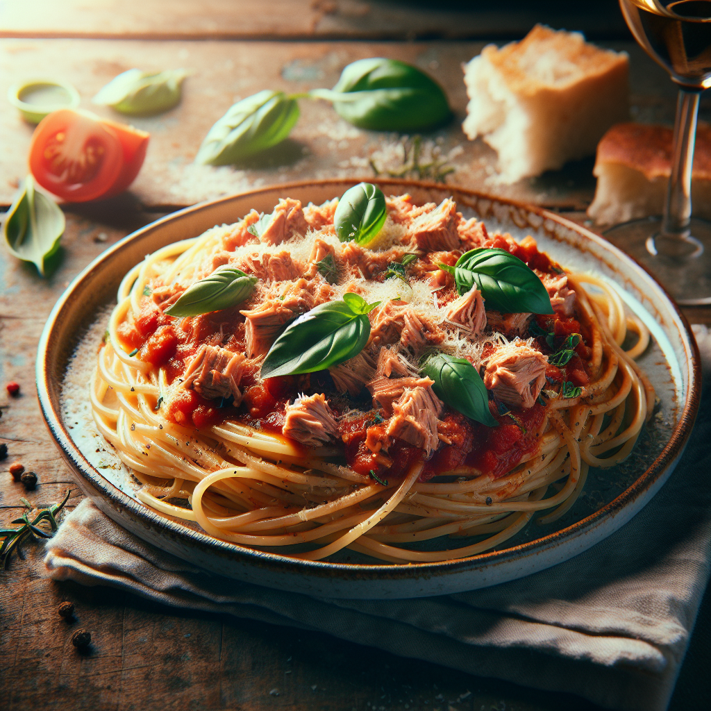 Nationalgericht Italien: Spaghetti al Tonno (Rezept)