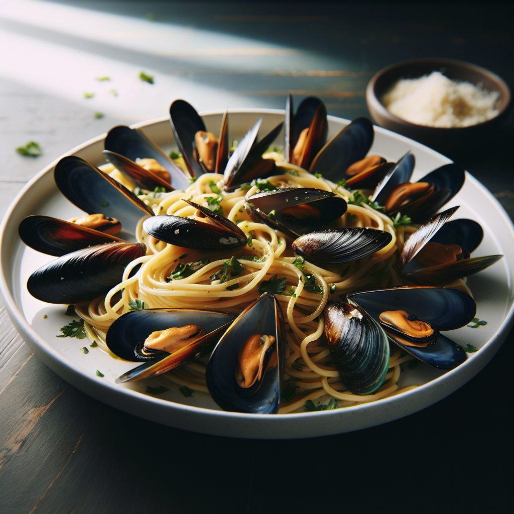 Nationalgericht Italien: Spaghetti con le Cozze (Rezept)