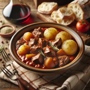 Nationalgericht Italien: #Spezzatino di Manzo con Patate# (Rezept)
