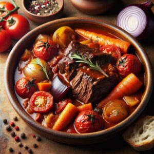 Nationalgericht Italien: #Stracotto di Manzo# (Rezept)