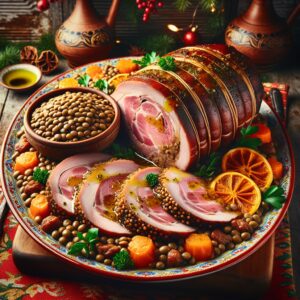 Nationalgericht Italien: #Zampone con Lenticchie# (Rezept)