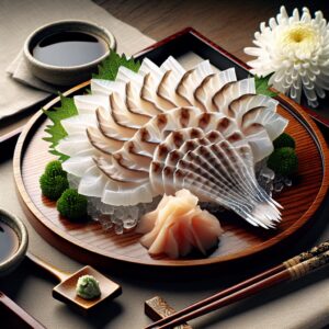 Nationalgericht Japan: #Fugu Sashimi# (Rezept)