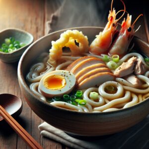 Nationalgericht Japan: #Nabeyaki Udon# (Rezept)