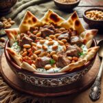Nationalgericht Jordanien: #Fattet Lahme# (Rezept)
