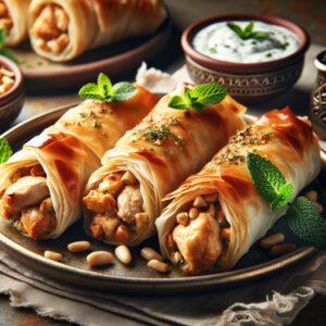 Nationalgericht Jordanien: #Musakhkhan Rolls# (Rezept)