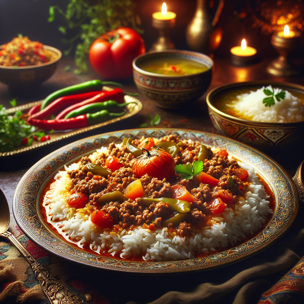 Nationalgericht Jordanien: Ruz Ma Lahem (Rezept)