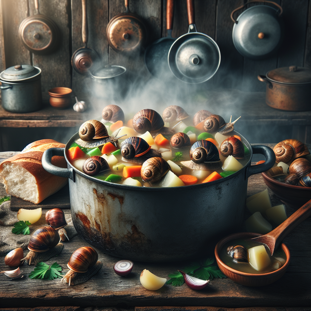 Nationalgericht Kamerun: Snail Stew (Rezept)