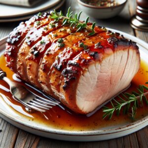 Nationalgericht Kanada: #Maple-Glazed Pork Loin# (Rezept)