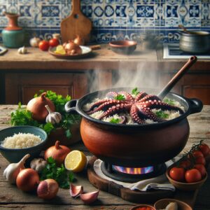 Nationalgericht Kap Verde: #Arroz de Polvo# (Rezept)