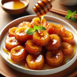 Nationalgericht Kap Verde: #Banana Frita com Mel# (Rezept)