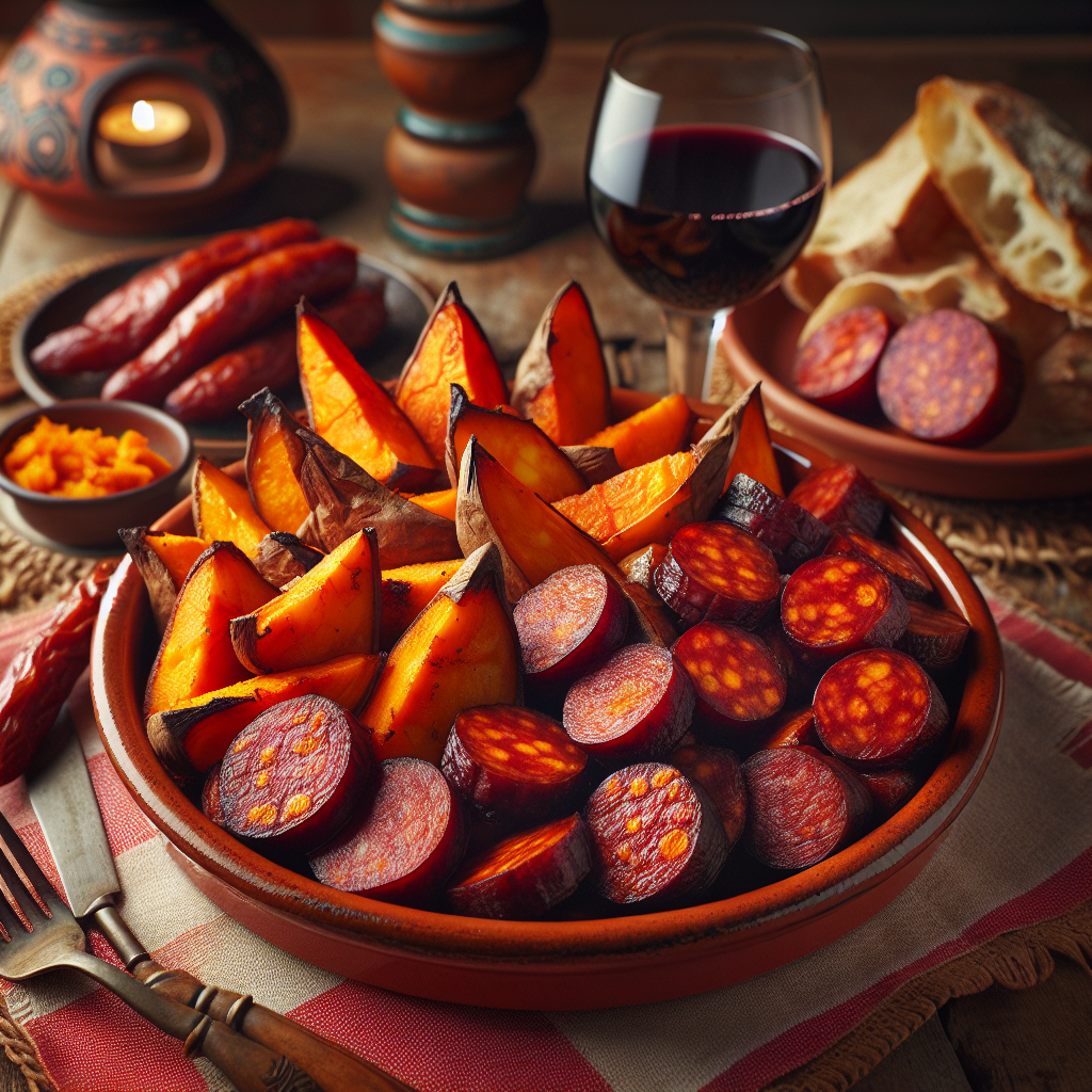 Nationalgericht Kap Verde: Chouriço com Batata-Doce (Rezept)