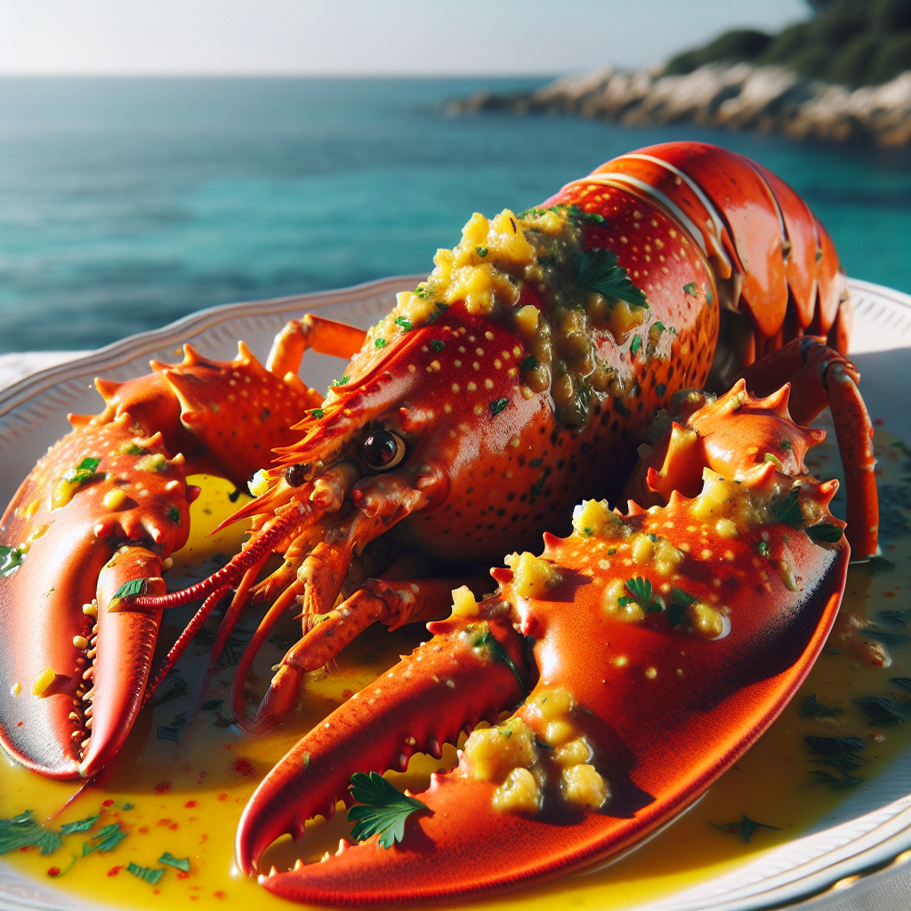 Nationalgericht Kap Verde: Lagosta com Manteiga de Alho (Rezept)