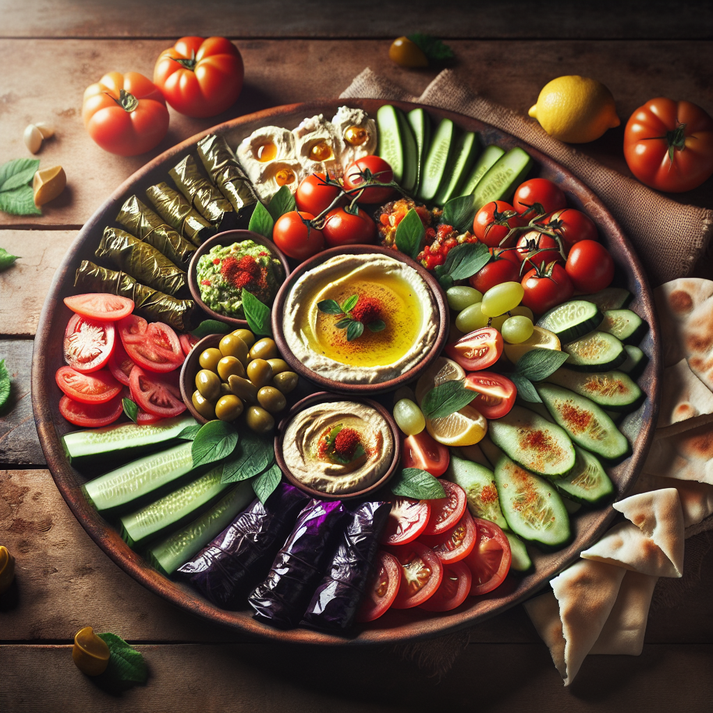 Nationalgericht Katar: Mezze Platter (Rezept)
