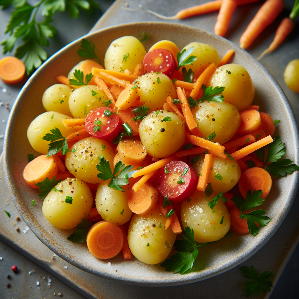 Nationalgericht Kolumbien: Ensalada de Papa y Zanahoria (Rezept)
