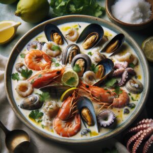 Nationalgericht Kolumbien: #Mariscos en Salsa de Coco# (Rezept)