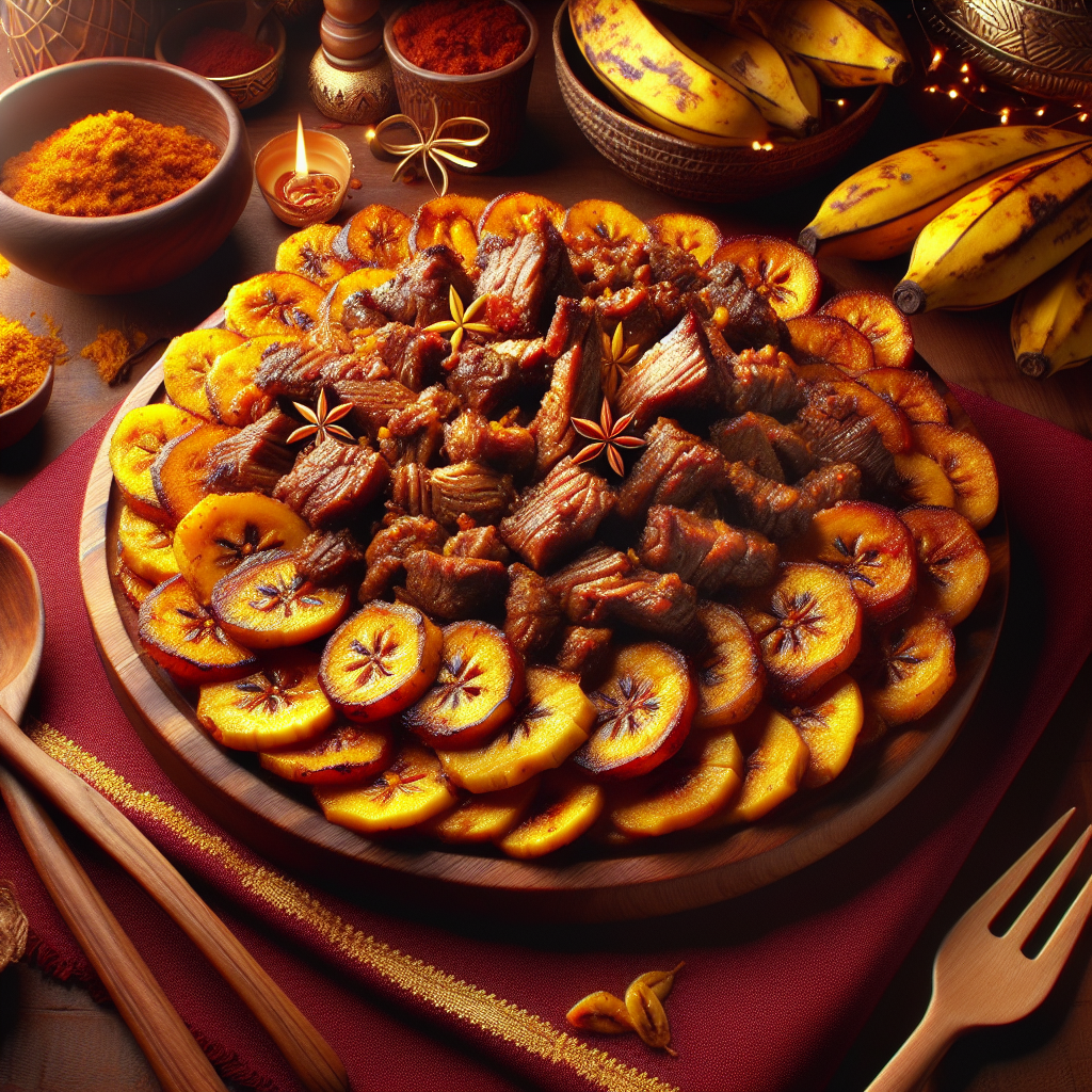 Nationalgericht Komoren: Ndizi na Nyama (Rezept)