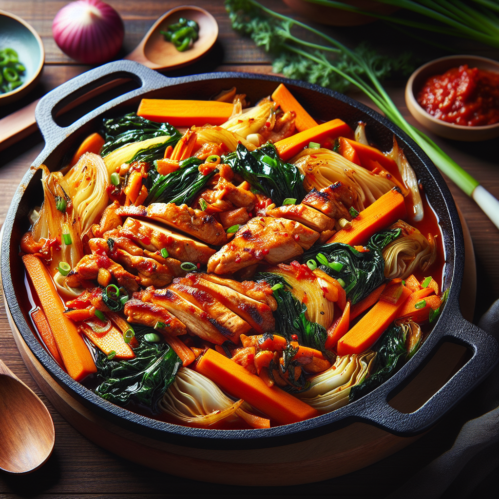 Nationalgericht Korea: Dak Galbi (Rezept)