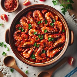 Nationalgericht Kroatien: #Škampi na buzaru# (Rezept)