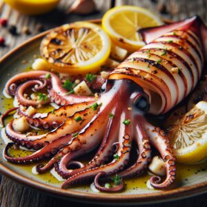 Nationalgericht Kroatien: #Lignje na žaru# (Rezept)