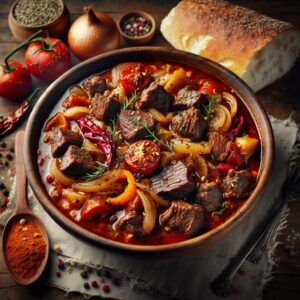 Nationalgericht Kroatien: #Lovački Gulaš# (Rezept)