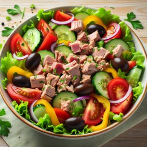Nationalgericht Kroatien: #Miješana Salata s Tunom# (Rezept)