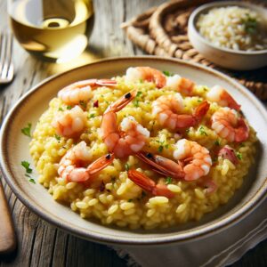 Nationalgericht Kroatien: #Rižoto s kozicama# (Rezept)